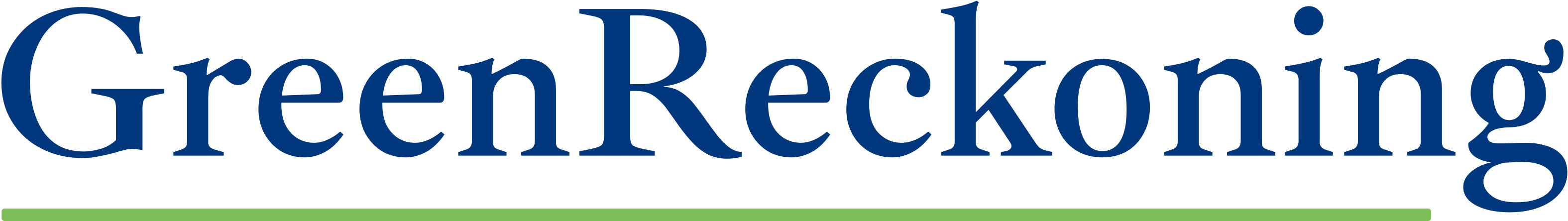 Green Reckoning Project